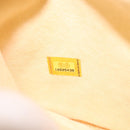 CHANEL Hand Bag Patent leather Orange CC Auth 116336-21