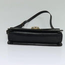 GUCCI GG Supreme Sherry Line Shoulder Bag PVC Navy Gold Red Auth 116337-5