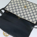 GUCCI GG Supreme Sherry Line Shoulder Bag PVC Navy Gold Red Auth 116337-19