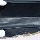 GUCCI GG Supreme Sherry Line Shoulder Bag PVC Navy Gold Red Auth 116337-11