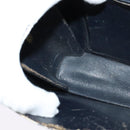 GUCCI GG Supreme Sherry Line Shoulder Bag PVC Navy Gold Red Auth 116337-22