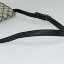 GUCCI GG Supreme Sherry Line Shoulder Bag PVC Navy Gold Red Auth 116337-7