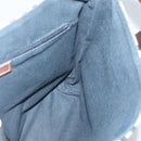 BURBERRY Nova Check Shoulder Bag PVC Leather Beige Auth 116339-18