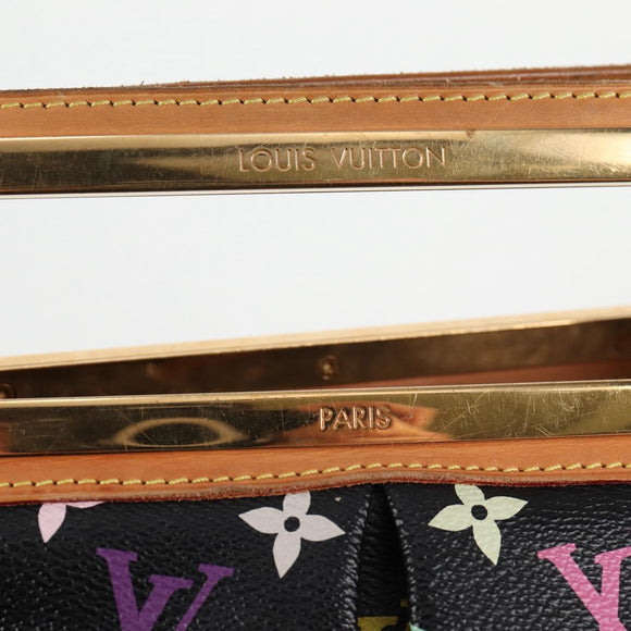 LOUIS VUITTON Monogram Multicolor Judy GM Bag 2way Black M40254 LV Auth 116346M