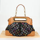 LOUIS VUITTON Monogram Multicolor Judy GM Bag 2way Black M40254 LV Auth 116346M-12