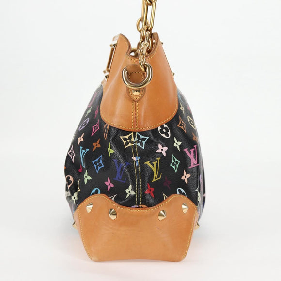 LOUIS VUITTON Monogram Multicolor Judy GM Bag 2way Black M40254 LV Auth 116346AM