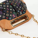 LOUIS VUITTON Monogram Multicolor Judy GM Bag 2way Black M40254 LV Auth 116346M-6
