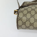 GUCCI GG Supreme Web Sherry Line Shoulder Bag PVC Beige 56 02 005 Auth 116354-9