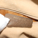 GUCCI GG Supreme Web Sherry Line Shoulder Bag PVC Beige 56 02 005 Auth 116354-12