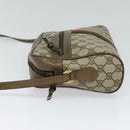 GUCCI GG Supreme Web Sherry Line Shoulder Bag PVC Beige 56 02 005 Auth 116354-3