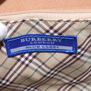 BURBERRY Blue Label Hand Bag Suede Leather 2way Beige Auth 116361-17