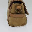 BURBERRY Blue Label Hand Bag Suede Leather 2way Beige Auth 116361-3