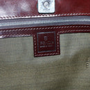 FENDI Zucca Canvas Tote Bag Brown Black Auth 116372-17