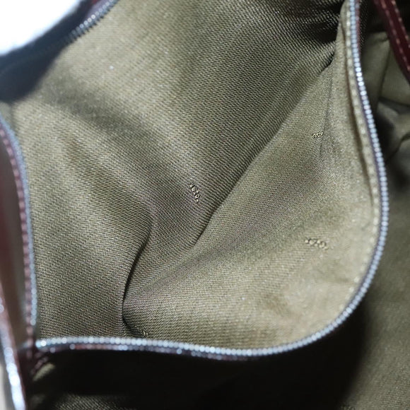 FENDI Zucca Canvas Tote Bag Brown Black Auth 116372