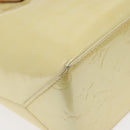 LOUIS VUITTON Monogram Vernis Reade PM Hand Bag Perle M91336 LV Auth 116383-14