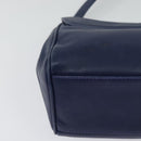 CELINE Shoulder Bag Leather Navy Auth 116384-15