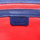 CELINE Shoulder Bag Leather Navy Auth 116384-17