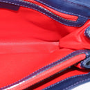 CELINE Shoulder Bag Leather Navy Auth 116384-18