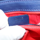 CELINE Shoulder Bag Leather Navy Auth 116384-12