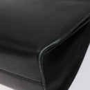 Salvatore Ferragamo Shoulder Bag Leather Black Gold Auth 116392-15