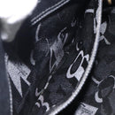 Salvatore Ferragamo Shoulder Bag Leather Black Gold Auth 116392-19