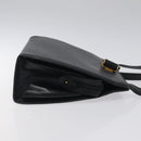 Salvatore Ferragamo Shoulder Bag Leather Black Gold Auth 116392-3