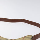 Burberrys Nova Check Shoulder Bag PVC Leather Beige Auth 116394-8