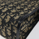 Christian Dior Trotter Canvas Shoulder Bag Navy Auth 116409-9