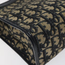 Christian Dior Trotter Canvas Shoulder Bag Navy Auth 116409-14