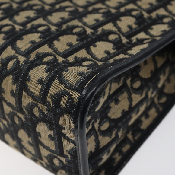 Christian Dior Trotter Canvas Shoulder Bag Navy Auth 116409