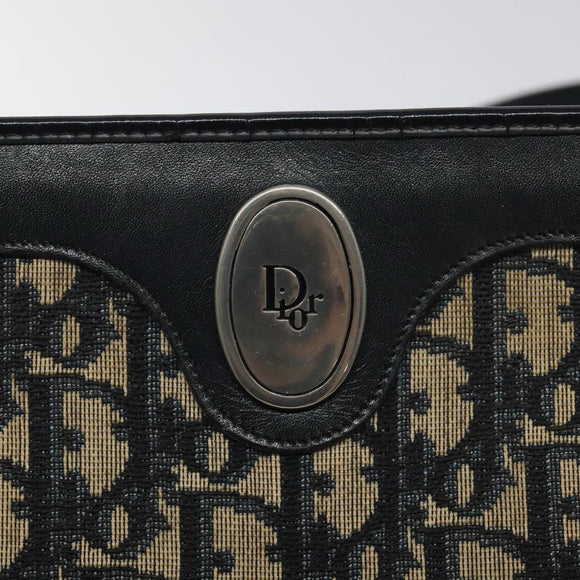 Christian Dior Trotter Canvas Shoulder Bag Navy Auth 116409
