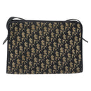 Christian Dior Trotter Canvas Shoulder Bag Navy Auth 116409-2