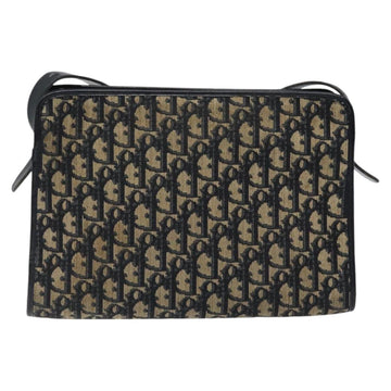 Christian Dior Trotter Canvas Shoulder Bag Navy Auth 116409 - 0