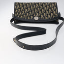 Christian Dior Trotter Canvas Shoulder Bag Navy Auth 116409-7