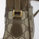 GUCCI GG Supreme Web Sherry Line Shoulder Bag PVC Beige 56 02 004 Auth 116410-17