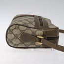 GUCCI GG Supreme Web Sherry Line Shoulder Bag PVC Beige 56 02 004 Auth 116410-3