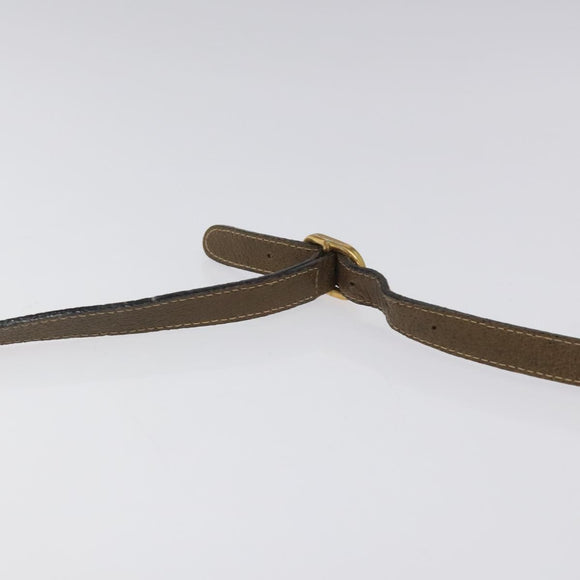 GUCCI GG Supreme Web Sherry Line Shoulder Bag PVC Beige 56 02 004 Auth 116410