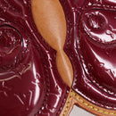 LOUIS VUITTON Vernis Pochette Papillon Shoulder Bag Purple M92270 Auth 116413AM-9