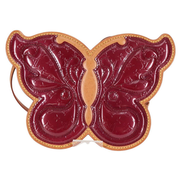 LOUIS VUITTON Vernis Pochette Papillon Shoulder Bag Purple M92270 Auth 116413AM