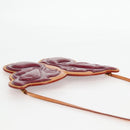 LOUIS VUITTON Vernis Pochette Papillon Shoulder Bag Purple M92270 Auth 116413AM-6