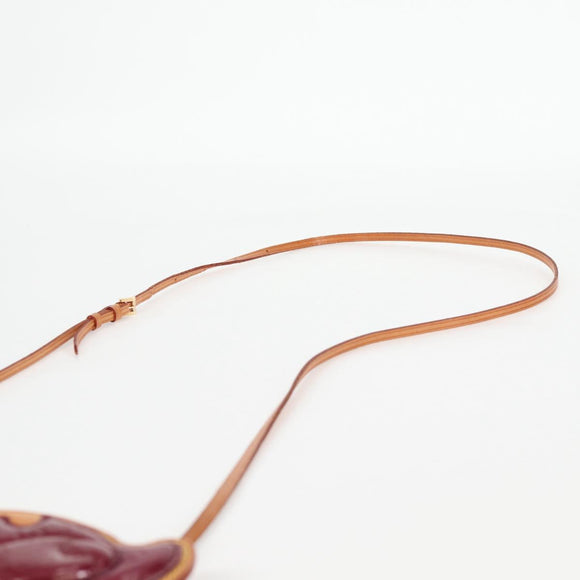 LOUIS VUITTON Vernis Pochette Papillon Shoulder Bag Purple M92270 Auth 116413AM