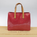 LOUIS VUITTON Monogram Vernis Reade PM Hand Bag Fran Boise M9132F Auth 116414V-12