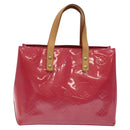 LOUIS VUITTON Monogram Vernis Reade PM Hand Bag Fran Boise M9132F Auth 116414AM-2