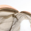 CHANEL Matelasse Chain Hand Bag Suede Orange Gold CC Auth 116417-20