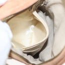 CHANEL Matelasse Chain Hand Bag Suede Orange Gold CC Auth 116417-11