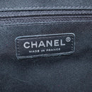 CHANEL Matelasse Chain Shoulder Bag Tweed Leather White Silver CC Auth 116419SM-26