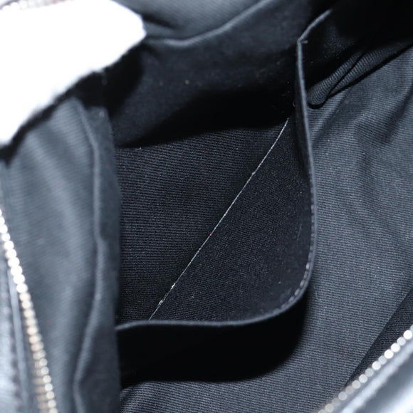 CHANEL Matelasse Chain Shoulder Bag Tweed Leather White Silver CC Auth 116419SM