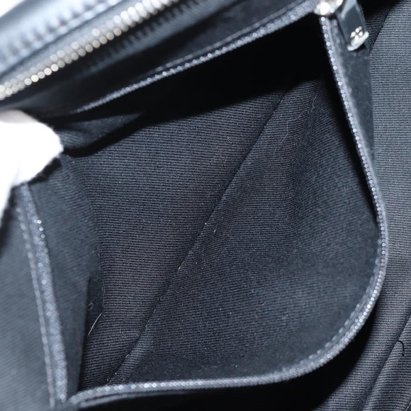 CHANEL Matelasse Chain Shoulder Bag Tweed Leather White Silver CC Auth 116419SM