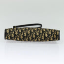 Christian Dior Trotter Canvas Shoulder Bag Black Auth 116422-5