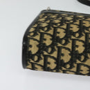 Christian Dior Trotter Canvas Shoulder Bag Black Auth 116422-14